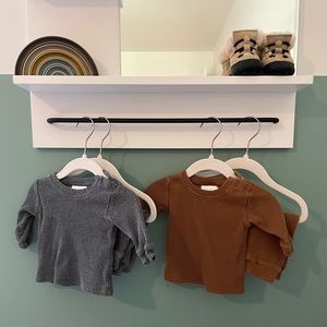 Two Mebie Baby Ribbed Cozy Sets 3-6 Months